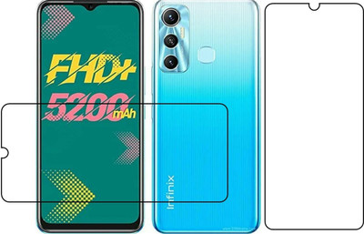 HINDU Edge To Edge Screen Guard for Infinix Hot 11 Tempered Glass impossible plastic & Fiber Infinix Hot 11(Pack of 1)