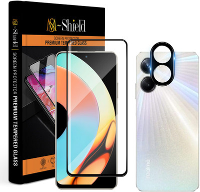 MS-Shield Edge To Edge Tempered Glass for Realme 10 Pro 5G, With Camera Lens Protector(Pack of 1)