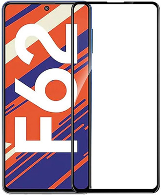 iLLESO Edge To Edge Tempered Glass for Samsung Galaxy F62(Pack of 1)