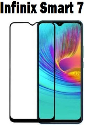 ASVALBUY Edge To Edge Tempered Glass for Infinix Smart 7(Pack of 1)