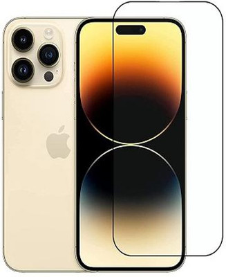 NIMMIKA ENTERPRISES Edge To Edge Tempered Glass for Apple iphone 14 Pro Max(Premium Tempered Glass | Cobra Scale Texture | Full Coverage | Ultra-Thin Design | Oleophobic Coating | Case-Friendly Design | Crystal Clear Display | Residue-Free Removal)(Pack of 1)