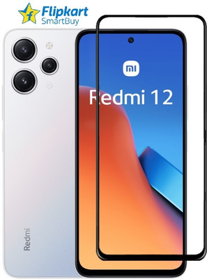 Flipkart SmartBuy Edge To Edge Tempered Glass for REDMI 12, REDMI 12 5G(Pack of 1)