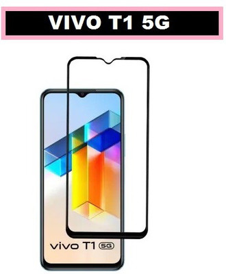 DSCASE Edge To Edge Tempered Glass for vivo T1 5G(Pack of 1)