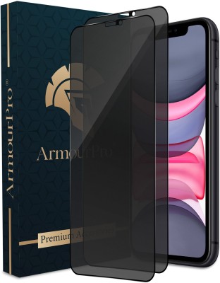 ArmourPro Edge To Edge Tempered Glass for iPhone 11, Apple iPhone XR, (Matte Privacy Anti Spy Protection)(Pack of 2)