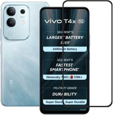 Flipkart SmartBuy Edge To Edge Tempered Glass for Vivo T4x 5G(Pack of 1)