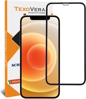 TEXOVERA Edge To Edge Tempered Glass for APPLE iPhone 12, APPLE iPhone 12 Pro, iPhone 12, iPhone 12 Pro(Pack of 1)