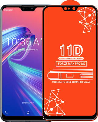 Qyist Edge To Edge Tempered Glass for Asus Zenfone Max Pro M2(Pack of 1)