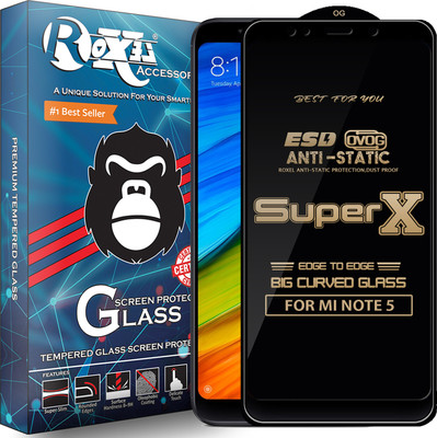 Roxel Edge To Edge Tempered Glass for Mi Redmi Note 5(Pack of 1)