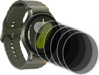 HIDEOUS Edge To Edge Tempered Glass for Samsung Galaxy Watch 7 LTE 40mm(Pack of 5)