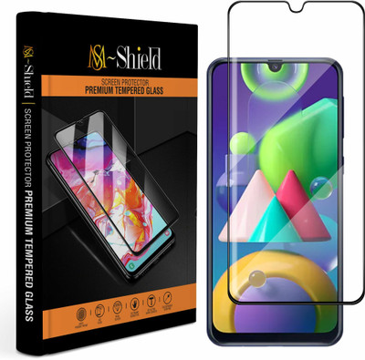 MS-Shield Edge To Edge Tempered Glass for Samsung Galaxy M21(Pack of 1)