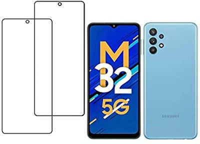 9H Edge To Edge Tempered Glass for Samsung Galaxy M32 5G-| Screen Protector Full HD Quality Tempered Glass Anti-Scratch Edge to Edge Coverage with Easy Installation Kit (Black) |(Pack of 2)