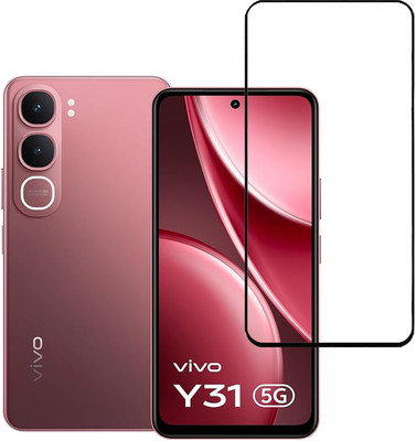 KARTRAY Edge To Edge Tempered Glass for Vivo Y31 5G(Pack of 1)