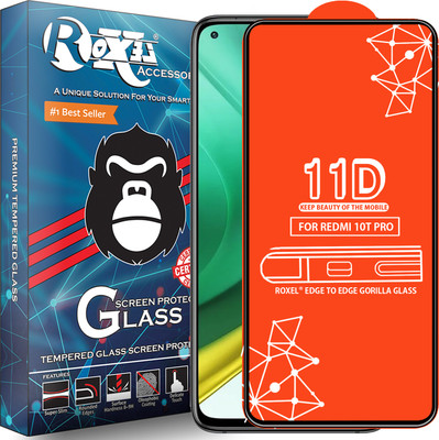 Roxel Edge To Edge Tempered Glass for Mi 10T Pro(Pack of 1)