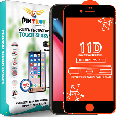 PikTrue Edge To Edge Tempered Glass for Apple iPhone 7(Pack of 1)