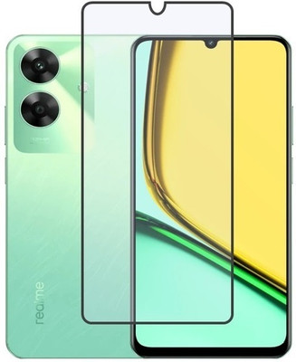 Fablue Edge To Edge Tempered Glass for RealMe C61(Pack of 1)