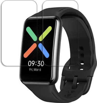 SOMTONE Edge To Edge Tempered Glass for OPPO Watch Free size Smartwatch SMARTWATCH SCREEN GUARD(Pack of 2)