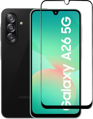 ASVALBUY Edge To Edge Tempered Glass for SAMSUNG Galaxy A26 5G(Pack of 1)
