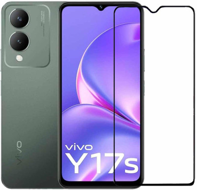 iCopertina Edge To Edge Tempered Glass for Vivo Y17s(Pack of 1)