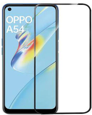 Vvr Edge To Edge Tempered Glass for Oppo A54(Pack of 1)