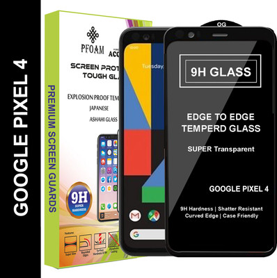 PFOAM Edge To Edge Tempered Glass for GOOGLE PIXEL 4(Pack of 1)