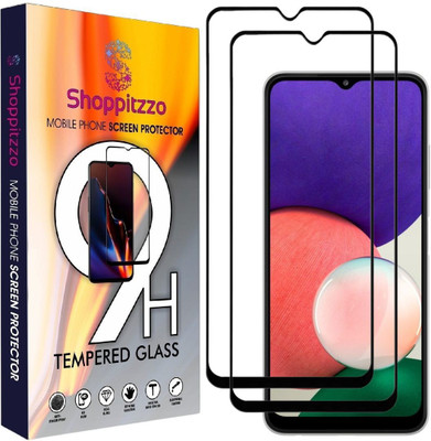 Shoppitzzo Edge To Edge Tempered Glass for SAMSUNG Galaxy F42(5G), M32(5G),F12,M12, A12/*DuraGlass*Tempered Glass/Full Screen Coverage-Edge to Edge/9H(Pack of 2)