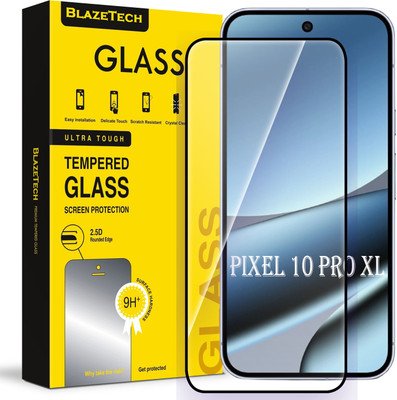 BlazeTech Edge To Edge Tempered Glass for Google Pixel 10 Pro XL 5G(Pack of 1)