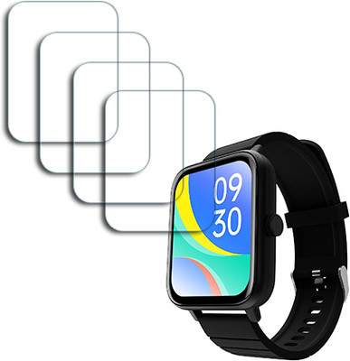 SOMTONE Edge To Edge Tempered Glass for Zebronics DRIP Smart Watch with Bluetooth Calling, 4.3cm CREEN GUARD(Pack of 4)