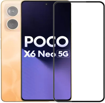 INFINITYWORLD Edge To Edge Tempered Glass for POCO X6 Neo 5G(Pack of 1)