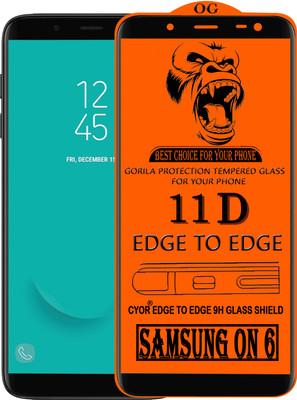 CYOR Edge To Edge Tempered Glass for Samsung Galaxy On6(Pack of 1)
