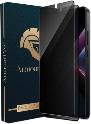 ArmourPro Edge To Edge Tempered Glass for Poco X7 Pro 5G, Poco X7 Pro, Privacy Anti Spy Glass(Pack of 2)