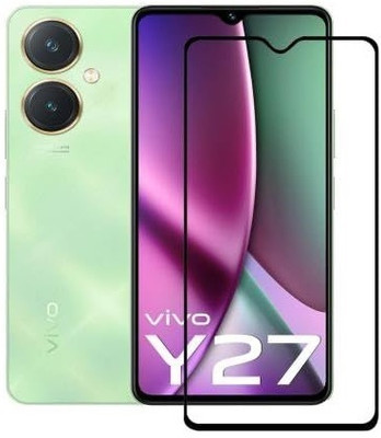 S-Softline Edge To Edge Tempered Glass for Vivo Y27, Advanced Border-Less Full Edge to Edge(Pack of 1)