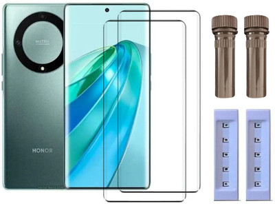 crixus Edge To Edge Tempered Glass for Honor X9a(Pack of 2)