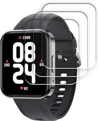 ARBAN Edge To Edge Tempered Glass for DIZO DTalk 1.8 inch SMARTWATCH SCREEN GUARD(Pack of 3)