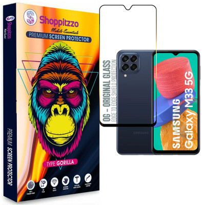 Shoppitzzo Edge To Edge Tempered Glass for Samsung A13 4G/M33 5G/M32 5G (6.6 Inch)(Pack of 1)