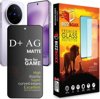 Matte Temper BizzBoxx Edge To Edge Tempered Glass for vivo X200T 5G, vivo X200T ...