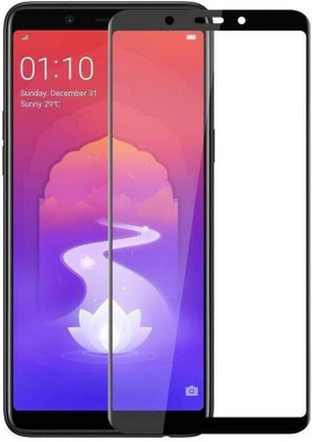 1DOLLAR Edge To Edge Tempered Glass for Oppo F5-| | Full Glue Curved Tempered Glass | Bubble Free Installation |(Pack of 2)