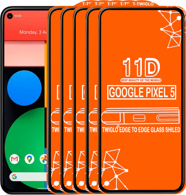 Flipkart SmartBuy Edge To Edge Tempered Glass for GOOGLE PIXEL 5(Pack of 5)