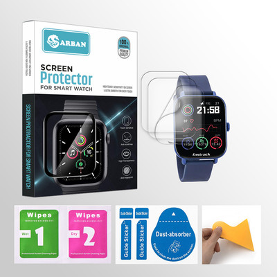 ARBAN Edge To Edge Tempered Glass for FASTRACK REFLEX VOX 2.0 inch Smartwatch 3 PROTECTOR + 3 WIPES + 3 DUST REMOVAL STICKER + 1 WIPER(Pack of 3) ARBAN Edge To Edge Tempered Glass for FASTRACK REFLEX VOX 2.0 inch Smartwatch 3 PROTECTOR + 3 WIPES + 3 DUST REMOVAL STICKER + 1 WIPER(Pack of 3)