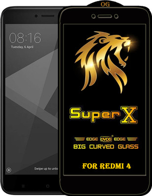 PFOAM Edge To Edge Tempered Glass for Mi Redmi 4(Pack of 1)