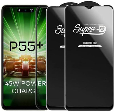 SM Styles Edge To Edge Tempered Glass for itel P55 Plus(Pack of 1)