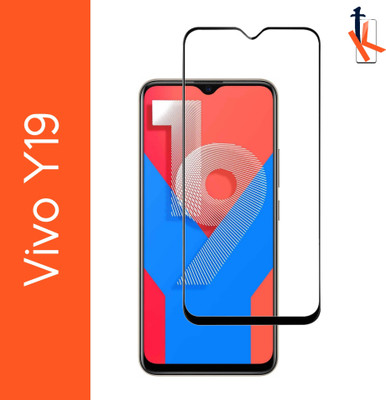 TCartoHUB Edge To Edge Tempered Glass for Vivo Y19(Pack of 1)