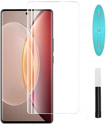 FwellT Edge To Edge Tempered Glass for Iqoo Z7 Pro(Pack of 1)