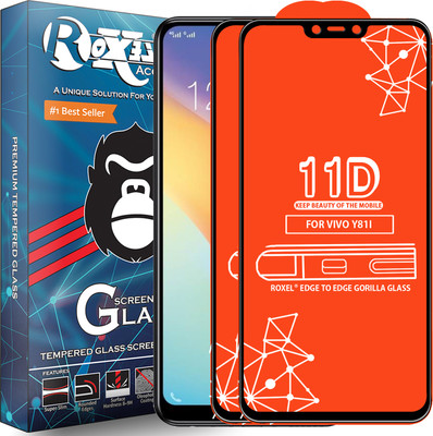 Roxel Edge To Edge Tempered Glass for Vivo Y81I(Pack of 2)