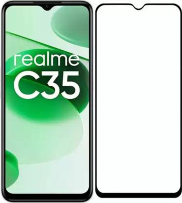 MagicalTech Edge To Edge Tempered Glass for Realme C35 4G, Realme C35 4G Front Tempered Protector(Pack of 1)