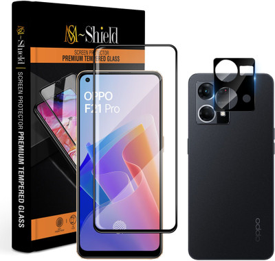 MS-Shield Edge To Edge Tempered Glass for OPPO F21 Pro 4G, With Camera Lens Protector(Pack of 1)