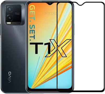 NSTAR Edge To Edge Tempered Glass for vivo T1X(Pack of 1)
