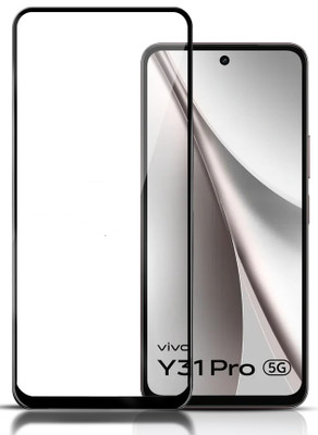 HUPSHY Edge To Edge Tempered Glass for vivo Y31 Pro 5G(Pack of 1)