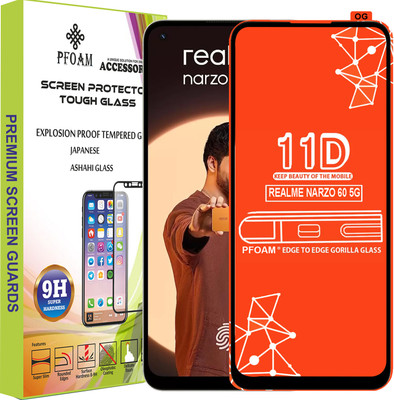 PFOAM Edge To Edge Tempered Glass for REALME NARZO 60 5G(Pack of 1)