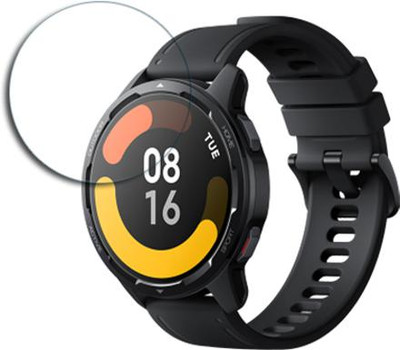 SOMTONE Edge To Edge Tempered Glass for Xiaomi Watch S1 Active 1.43 inch SMARTWATCH SCREEN GUARD(Pack of 1)
