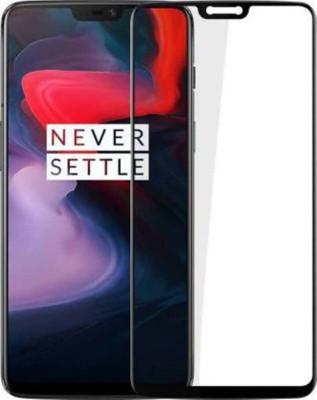 ChutPutMart Edge To Edge Tempered Glass for OnePlus 6(Pack of 1)